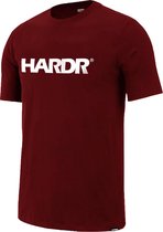 HARDR Classic One T-shirt - Bordeaux - Maat XL