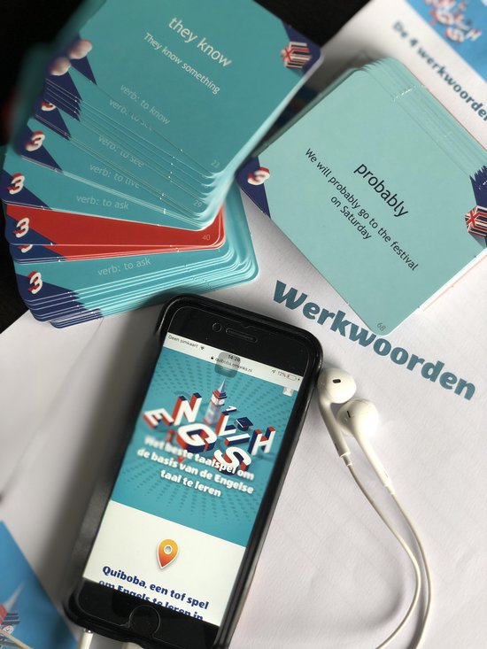 Foto: Engels taal spel spel 3 educatief spel om de engelse taal te leren inclusief woordkaarten podcast en oefenmateriaal