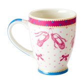 Tasse Senseo, lot de 4, hauteur 8 cm, Marque: Cupkes, couleur rose / bleu