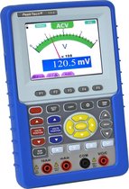 Peaktech 1205 - osciloscoop - draagbaar - 2 kanaals - 20 MHz - 100 MS/s - met digitale multimeter
