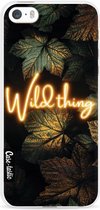 Casetastic Apple iPhone 5 / iPhone 5S / iPhone SE Hoesje - Softcover Hoesje met Design - Wild Thing Print