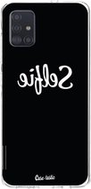 Casetastic Samsung Galaxy A51 (2020) Hoesje - Softcover Hoesje met Design - Selfie Backwards Print
