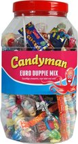CANDYMAN Euro Duppie Mix - kinderfeest grabbelton snoepmix 100st -800gr