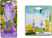Disney Tinkerbell - Fairies ketting met oorbellen set