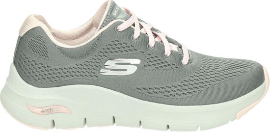 Skechers Arch Fit - Big Appeal Dames Sneakers - Grey/Pink - Maat 37