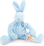 Bunnies By The Bay - knuffeldoekje met speenhouder - Konijn - 25 cm - blauw