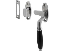 Intersteel Raamsluiting Ton rechts chroom mat / ebbenhout