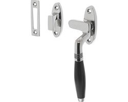 Intersteel Raamsluiting Ton rechts chroom / ebbenhout