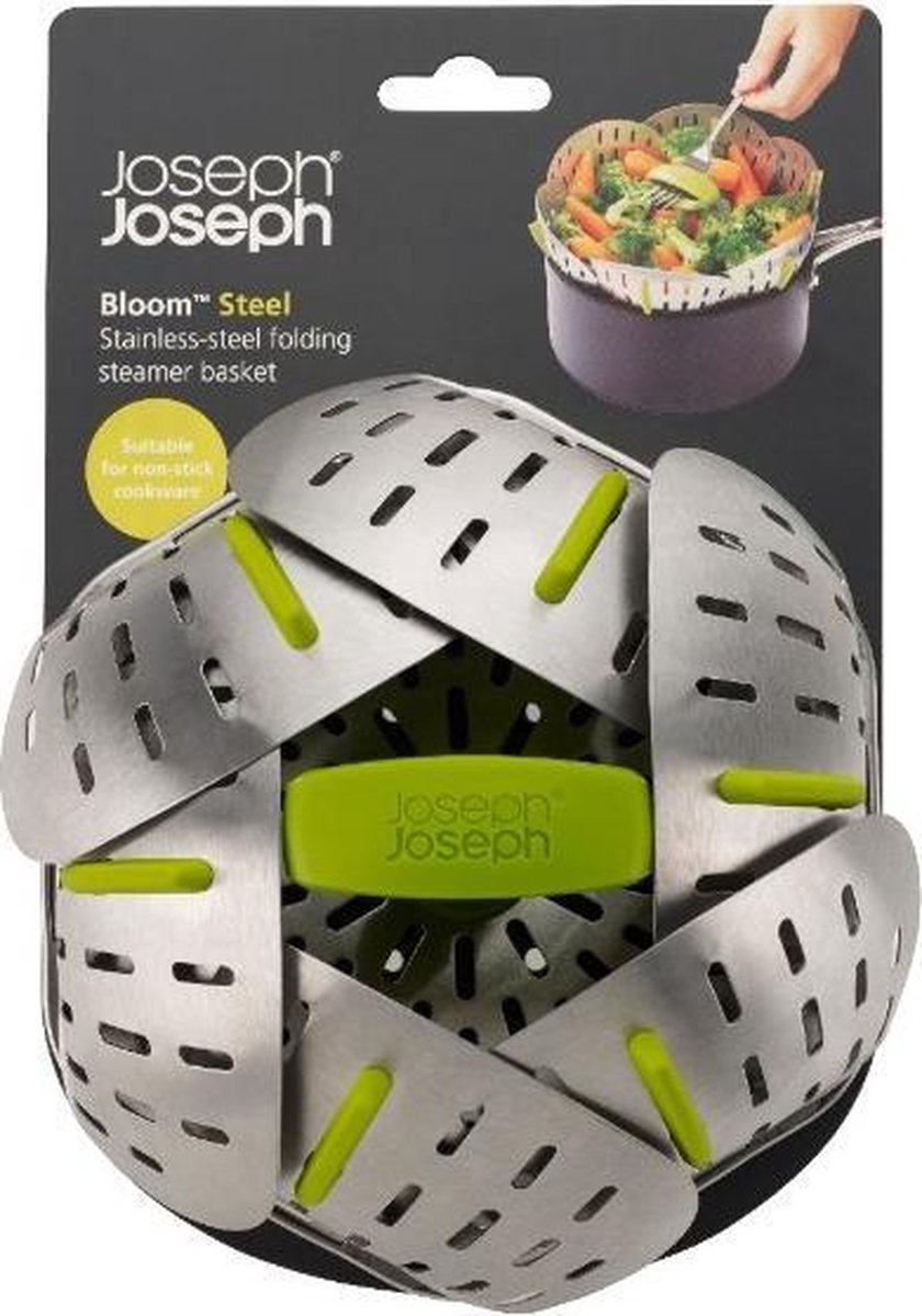 Bloom Steel Stomer Opvouwbaar - RVS - 16 cm - Joseph Joseph — cadeau in Kookcadeaus - foto 3