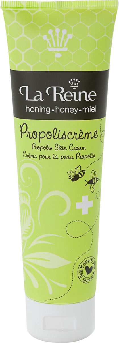 La Reine Propolis Creme - Droge en Gevoelige Huid Crème - met Honing - Beschermt en Verzacht - Tube 100 ml