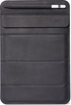 DECODED Foldable Sleeve - Hoogwaardig Full-Grain Leer, Diverse Kijkmodi, Tablethoes tot 11" - Zwart