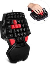 One hand Keypad - Gaming Keypad - Numeriek toetsenboord - Universeel - USB - Toetsenboord - Game controller - Zwart