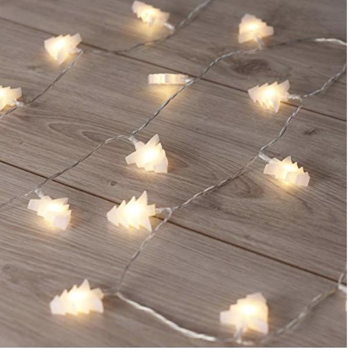 DecoKing kerstlichtketting Bomen warm wit, 20 LED's