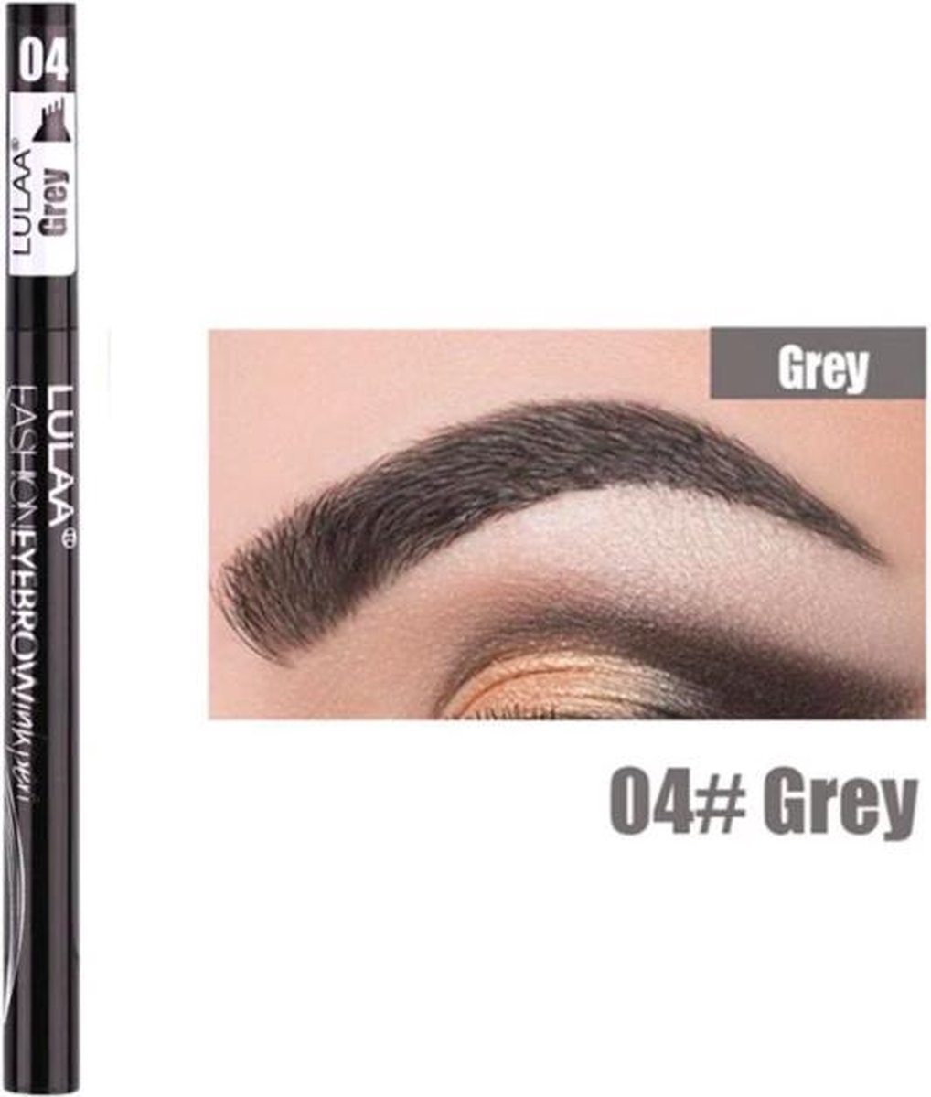 Lulaa Microblade Pen Fashion Eyebrow Ink Pen | Inkpen Wenkbrauwen Teken Tekenen Potlood Grijs