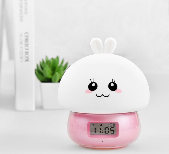 LUVIQ Pinguïn Slaaptrainer voor Kinderen - Nachtlampje - Kinderwekker