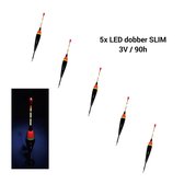 Slim LED Float Dobber - 8g - 20,5cm - 5 Stuks