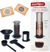 Aeropress Coffee Maker + IMS E&B LAB koffie filter 150 micron RVS