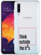 Galaxy A50 Hoesje Think outside the Box - Designed by Cazy