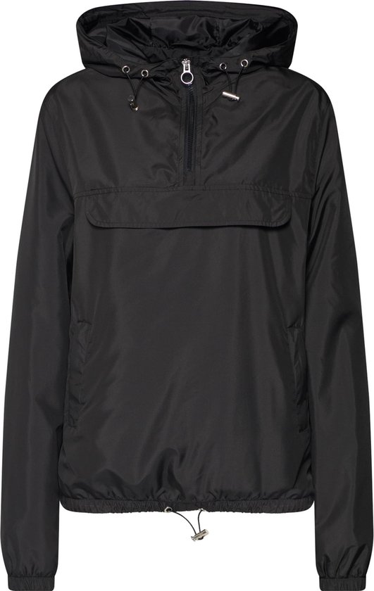 Urban Classics Basic Windrunner Dames Windbreaker - zwart - L
