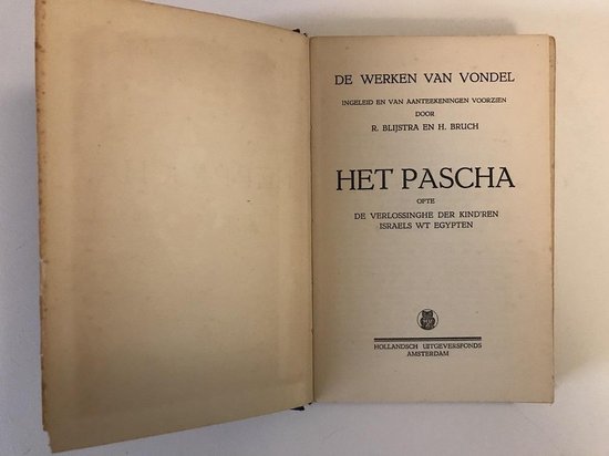 Het Pascha, Joost van den Vondel | 6291041502491 | Boeken | bol.com