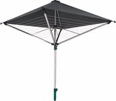 Leifheit 82100 LinoProtect 400 Droogmolen met Dak Zilver/Grijs