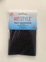 Reparatiedoek - Blauw Jeans - 10 x 30 cm
