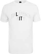 Heren T-Shirt Lit City Tee wit