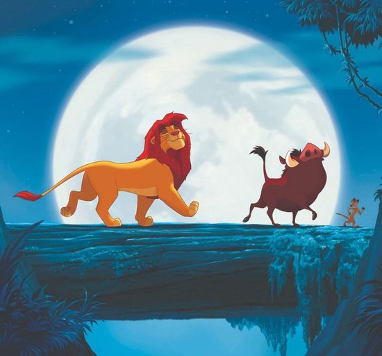 Fotobehang Disney - Lion King - Vliesbehang - Kinderkamer - Hakuna Matata -  300x280cm | bol.com