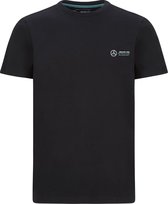 Mercedes Small Logo T-shirt Zwart - Size : XL