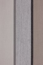 Sunbrella solids 3778 quadri grey gestreept stof per meter voor tuinkussens, buitenstoffen, palletkussens