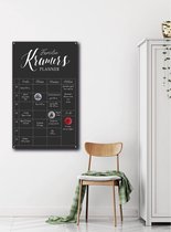 Favorietje Planbord - donkergrijs - 54 x 89 cm - astro