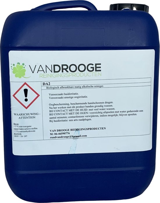 DA2 Provisionele Industriële Reinigingsproduct 25 liter