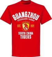 T-shirt établi de Guangzhou - Rouge - 3XL
