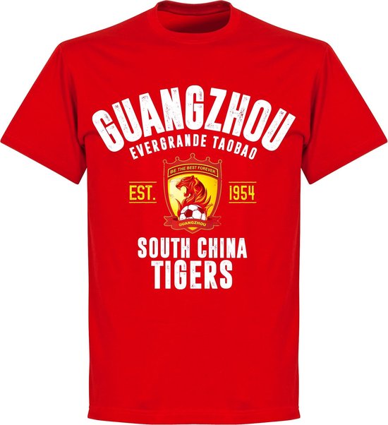 Guangzhou Established T-shirt - Rood - 3XL