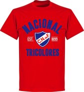 Nacional Established T-shirt - Rood - 3XL