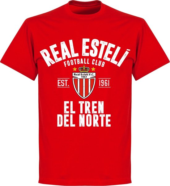 T-shirt Real Esteli Established - Rouge - XS