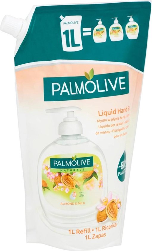 Palmolive Naturals Melk & Amandel Handzeep Navulling 1000 ml - Handzeep -  Melk en... | bol.com