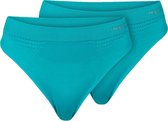 Underun Vrouwen String Duo Pack Turquoise/Turquoise - Hardloopondergoed - Sportondergoed - S