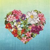Diamond Dotz® Flower Heart - Diamond Painting (44,5x44,5 cm)