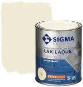 Sigma lak interieur - ral 9001 cremewit satin - 750 ml