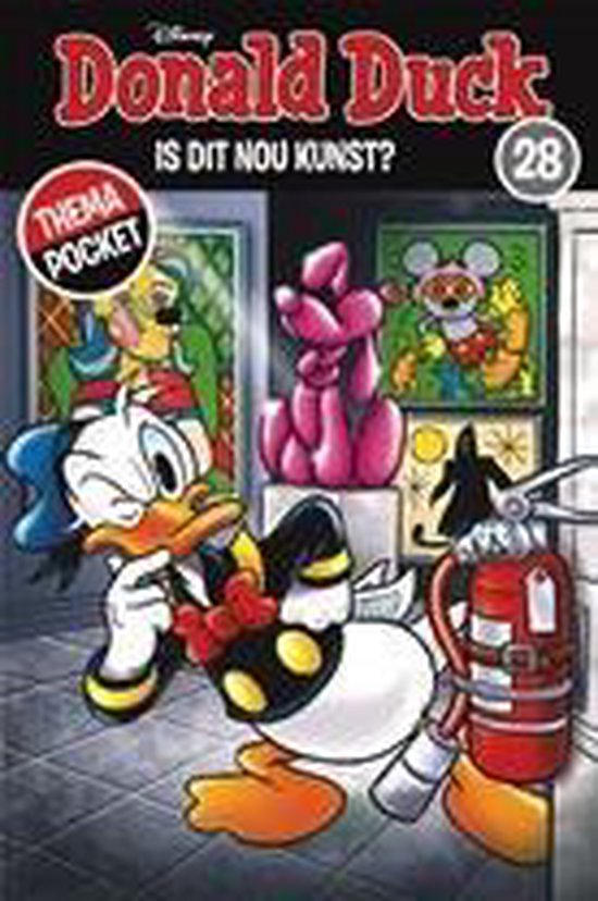 Omslag van Donald Duck Themapocket 28 - Is dit nou kunst?