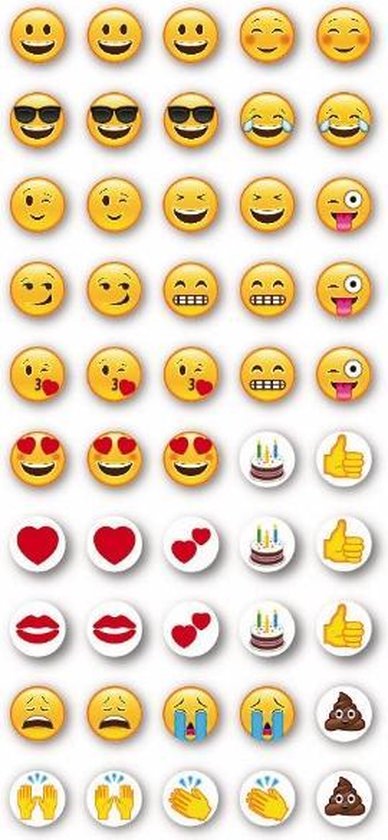 Oaktree - Stickers Emoji (50st.) (per vel)