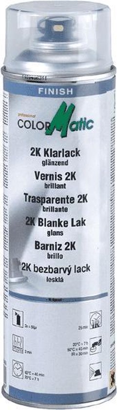 Colormatic 2k blanke lak slowspeed hoogglans - 200 ml | bol.