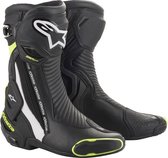 ALPINESTARS SMX PLUS V2 BLACK WHITE YELLOW FLUO BOOTS 48 - Maat - Laars