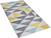 KALEN - Laagpolig vloerkleed - Multicolor - 80 x 150 cm - Polyester
