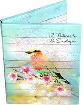 Notecards Dawn Chorus Vogel - 12 Blanco notecards met envelop