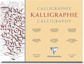 Clairefontaine Kalligrafieblok – Formaat 30 x 40 cm - 50 vellen - Gewicht 200g