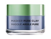 L'Oréal Paris Anti Imperfecties Pure Clay Gezichtsmasker - 50 ml - Verminderd mee-eters