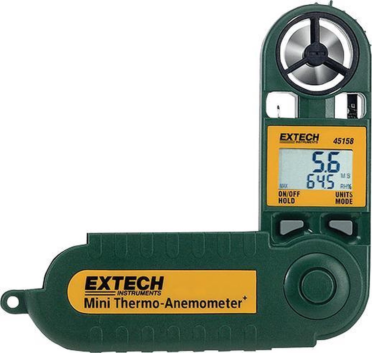 EXTECH 45158: Mini Thermo-Anemometer met vochtigheid