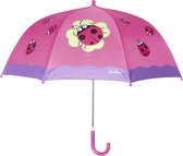 Playshoes - Kinder paraplu met Lieveheersbeestje - Roze - maat Onesize